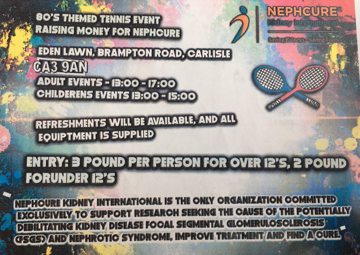 InspiraEllieC's tweet photo. Promoting their charity tennis event at Eden Lawns 25/08/17 by handing out the flyers they've designed🎾 #NCSCumbria https://t.co/OlED0GwZPT