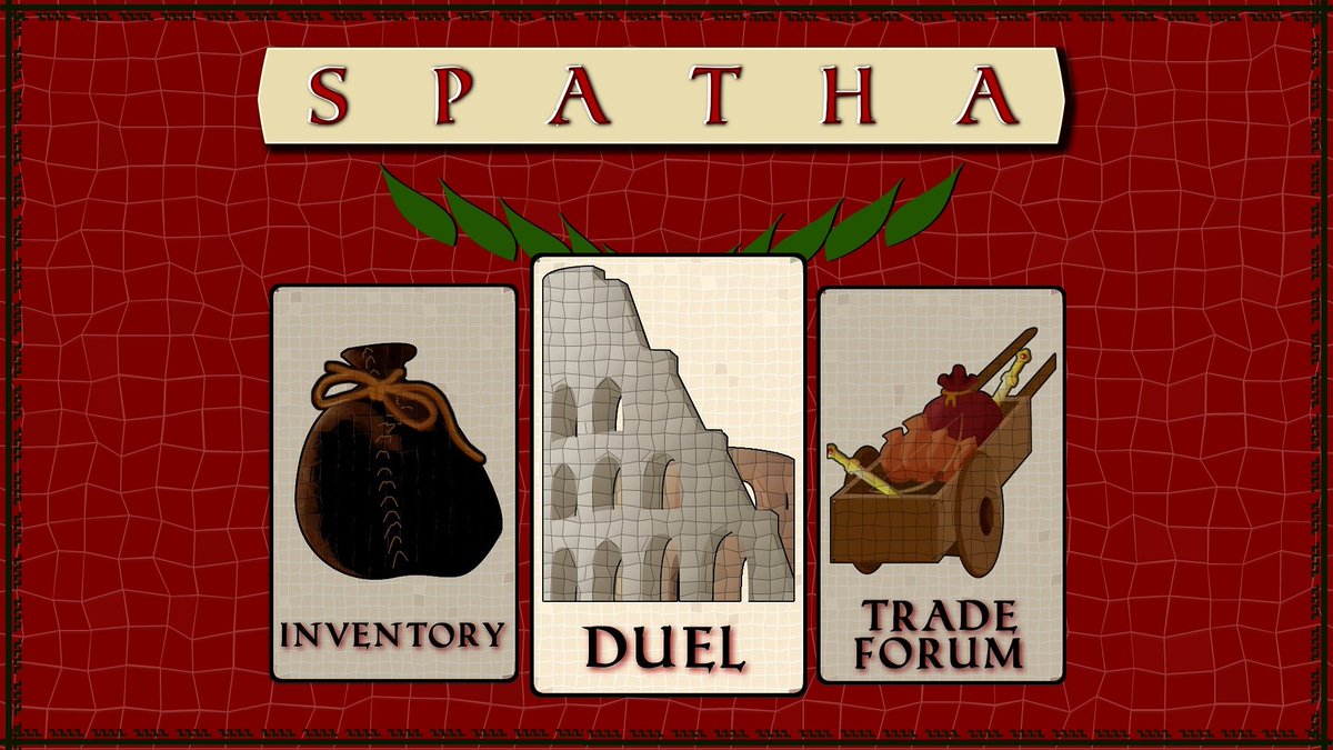SpathaGame's tweet photo. Main Menu! Let us know what you think! #indiedev #gamedev #gameart. #spathagame https://t.co/XkHg0y8XRM