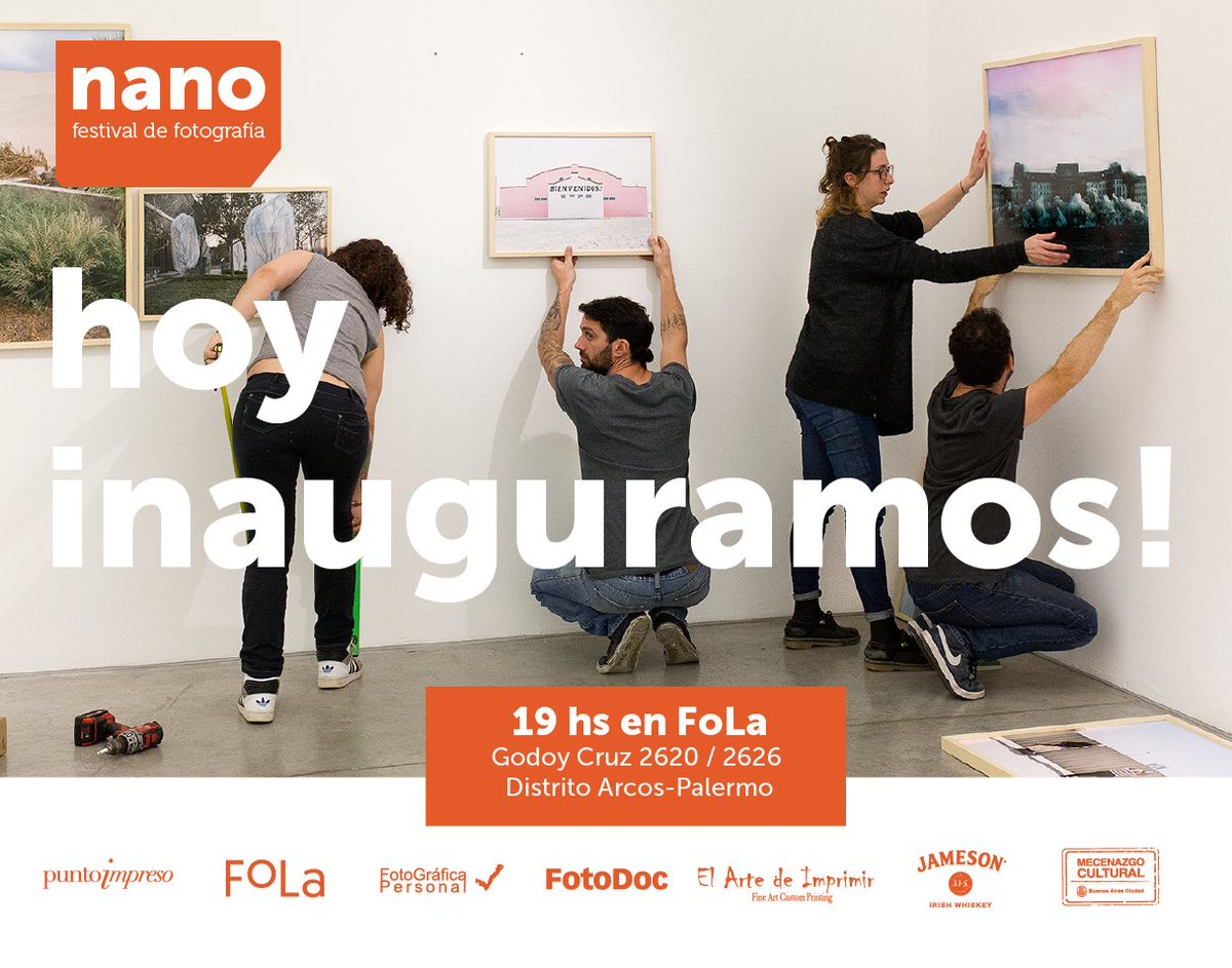 ¡Llegó el día! ¡Hoy a las 19 hs, todos a FoLa a inaugurar la 7 edición de Nano Festival!