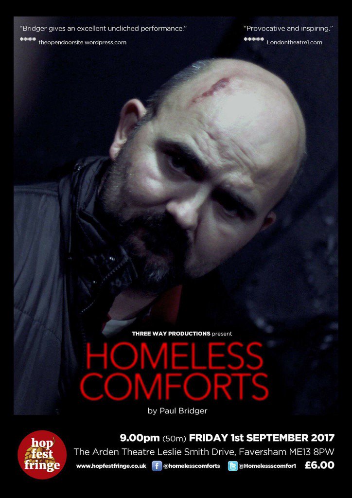 PaulBridger73's tweet photo. In #Faversham Friday 1st sept #HomelessComforts @Homelesscomfor1 @HopFestFringe fresh from @CamdenFringe https://t.co/PaGNXBlV9B