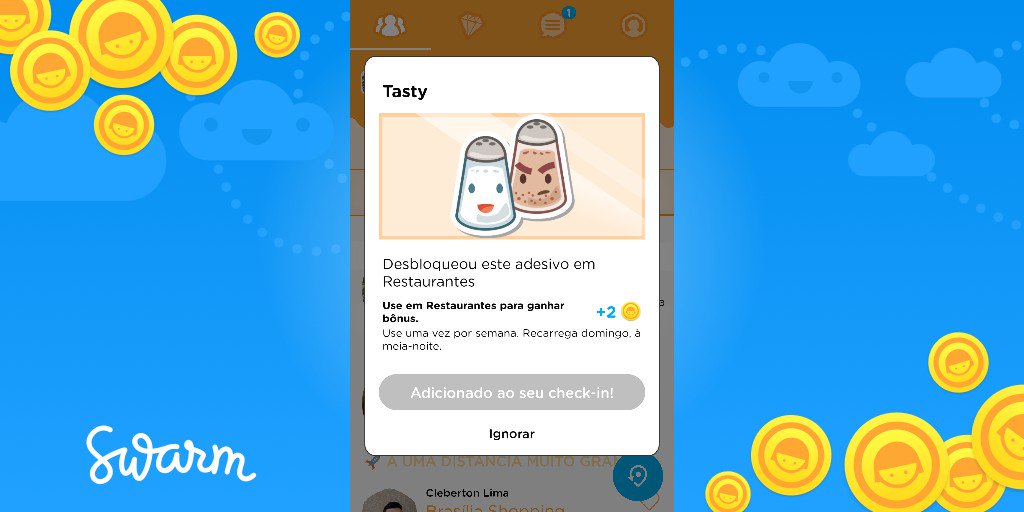 Eu acabei de desbloquear o adesivo Tasty no <a href="/Swarmapp/">Swarm by Foursquare</a>!
swarmapp.com/nenacabral7/ch…
