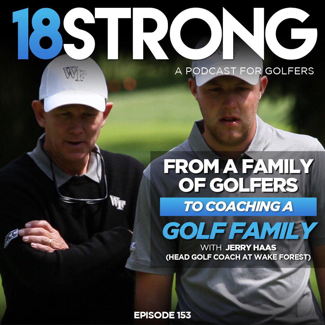 18STRONG_'s tweet photo. Coach Jerry Haas on the podcast this week! Talking @WakeMGolf, &amp; telling stories of @BillHaasPGA and @webbsimpson1 
https://t.co/18XlU9BUW3 https://t.co/gxbO0yqlR8