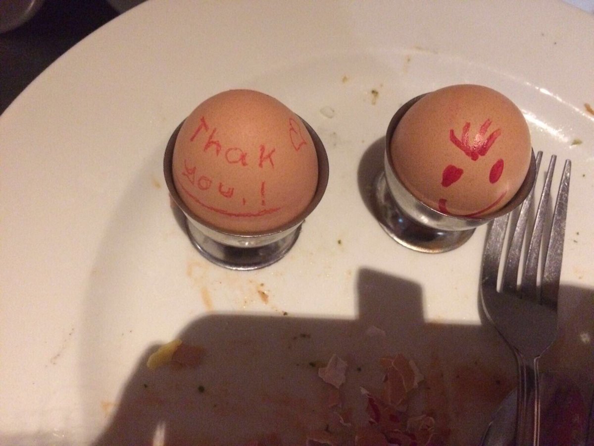 #Perfectwaytostarttheday breakfast served with a smile! from your server and your eggs!#breakfastenjoyed #SUGM @TTWI_Midlands <a href="/StaplesClaire/">claire staples</a>