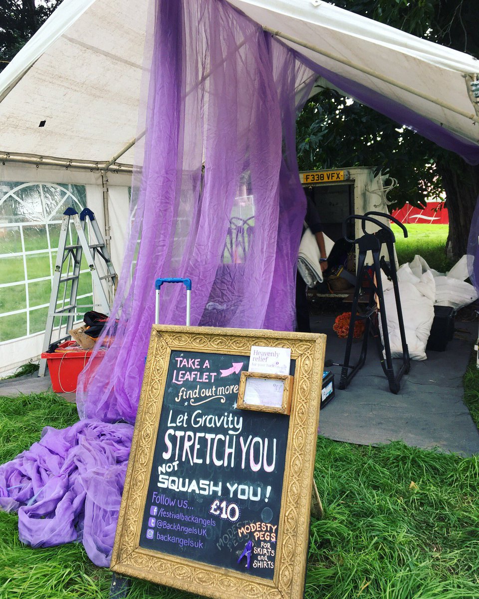 We're here at <a href="/GreenManFest/">Green Man</a>, setting up and praying for sun ☀️👍🏼 #GreenMan17