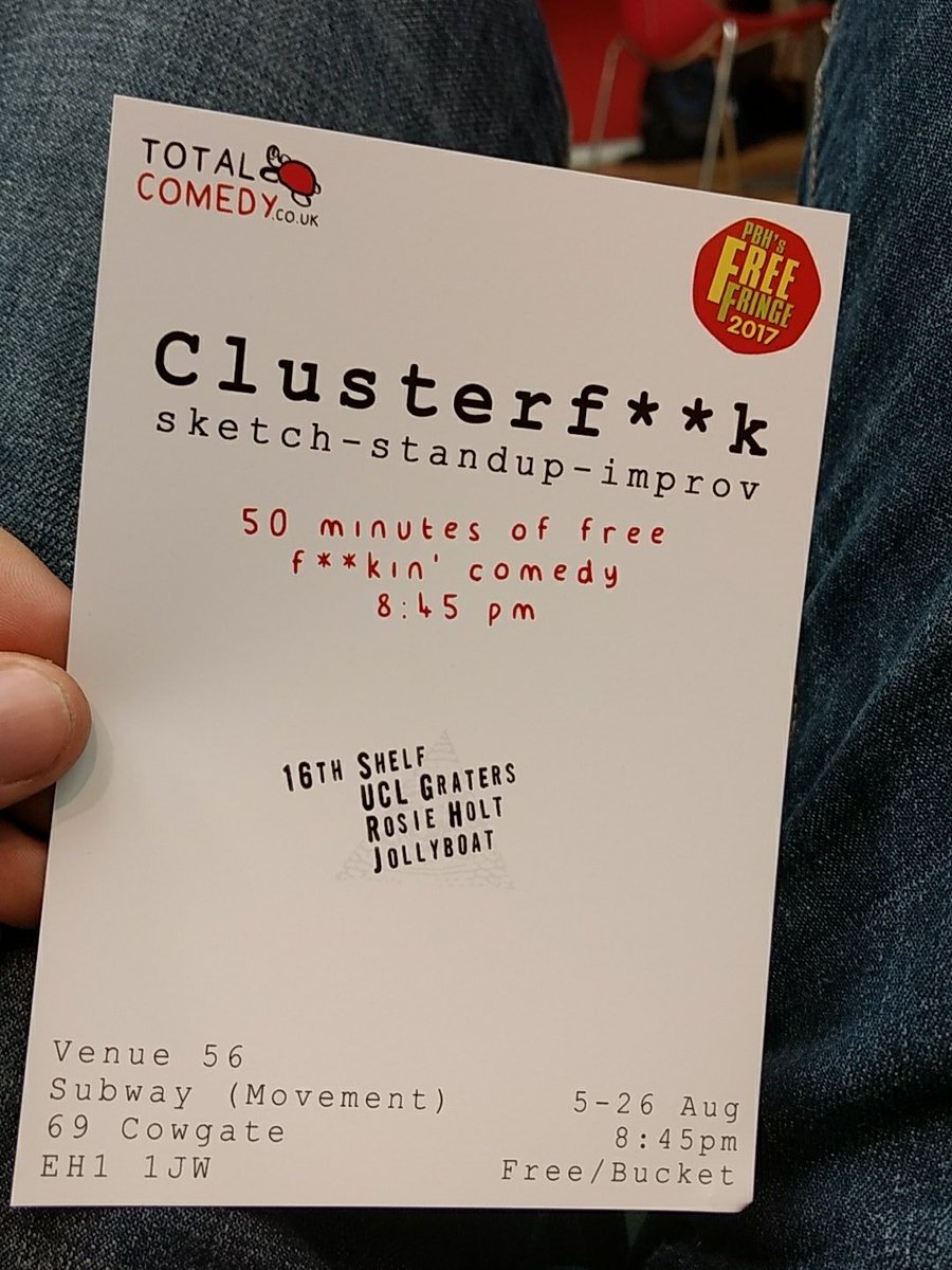 It's Wednesday! <a href="/shelfcomedy/">Shelf</a> <a href="/UCLGraters/">UCL Graters</a> <a href="/RosieisaHolt/">Rosie Holt</a> <a href="/JollyboatBros/">Jollyboat Unofficial</a> <a href="/EdJollyboat/">Ed Jollyboat</a> <a href="/ComedyTomedy/">Tommy Jollyboat @ EdFringe</a> #NationalTellAJokeDay #hmsqueenelizabeth