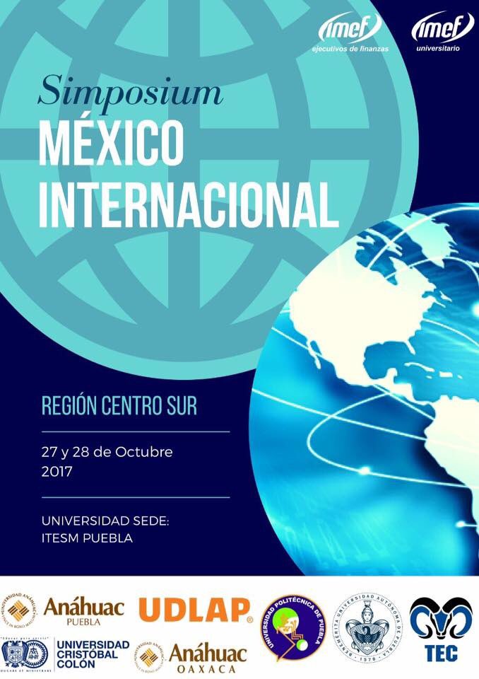 IMEFUAP's tweet photo. El IMEF Universitario Región Centro Sur los invita a asistir al Simposium México Internacional, esperen más información. https://t.co/s7u3ZtVqxZ