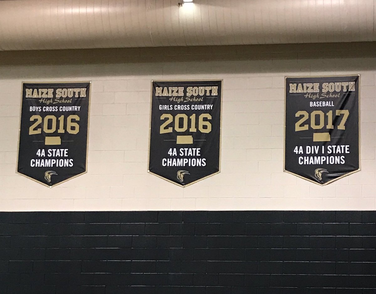 <a href="/maize266/">Maize USD 266</a> <a href="/MAVprinciBULL/">MSHS Principals</a> Thanks to the USD 266 Maintenance Dept. for hanging our championship banners today in the gym. They look awesome!