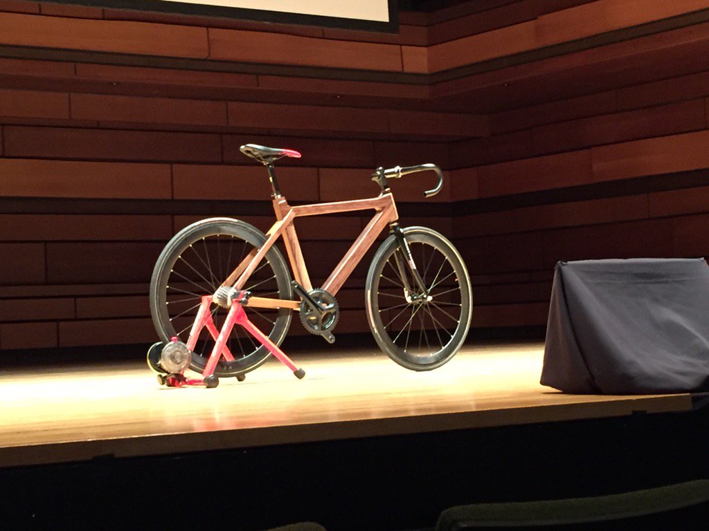 pj_mclellan's tweet photo. #ddqicsummerpitch high performance wood bicycle @timberwolfcycls https://t.co/NVACn4di9U