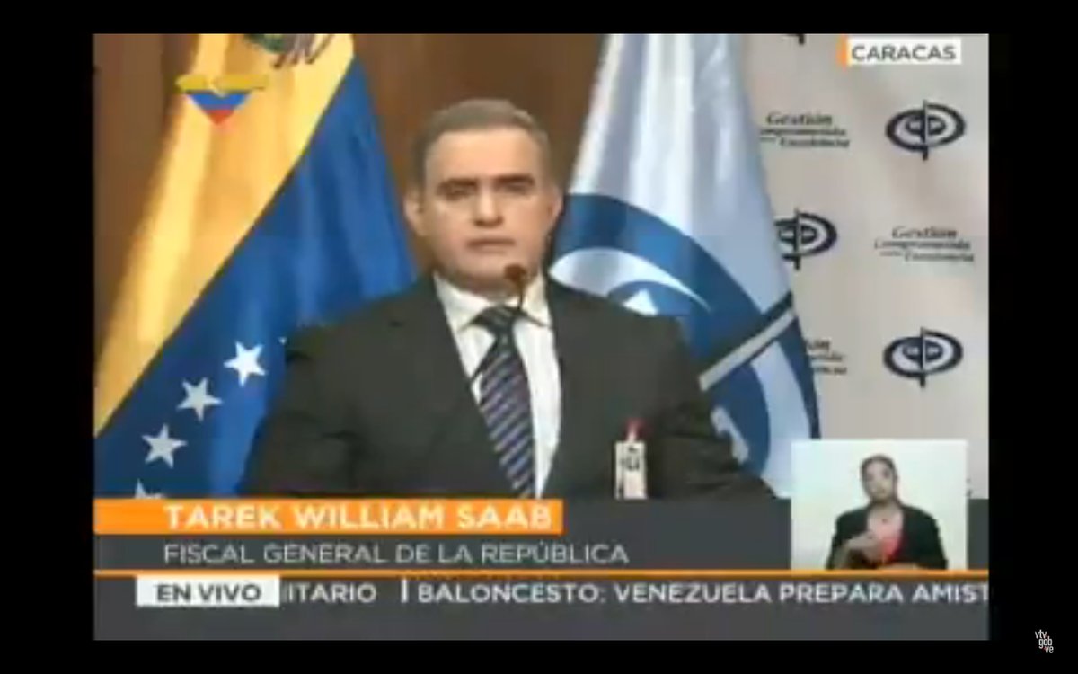 #Ahora | <a href="/TarekWiliamSaab/">Tarek William Saab</a>: Vamos a proceder a solicitar el allanamiento a la inmunidad parlamentaria al diputado Germán Ferrer