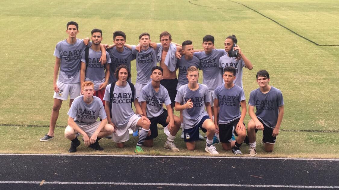 CaryWSS's tweet photo. GAMEDAY 
📍COOPER FIELD📍
🕒JV 4:30 V 6:30🕒
💸5.00💸
⚽️ CHS VS HSHS⚽️ https://t.co/L9NGrBXN30