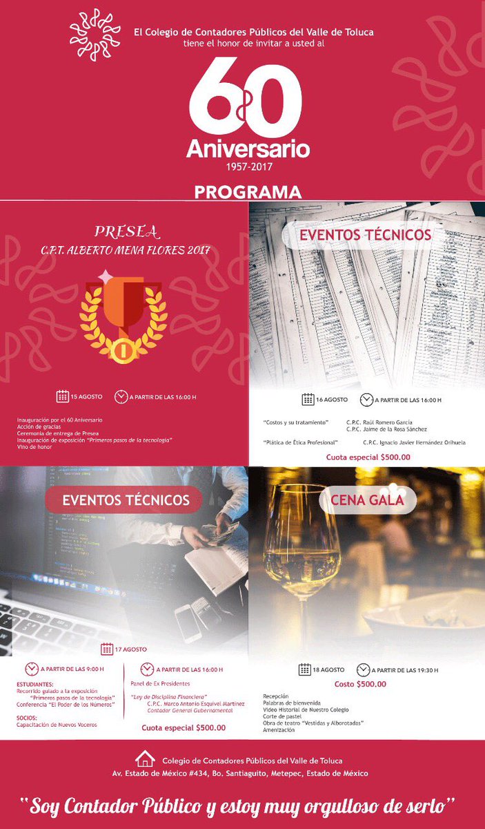 IMCPEstudiantil's tweet photo. Nuestro programa de esta semana. Estamos de fiesta!!! @IMCP_Toluca @IMCP https://t.co/M5o5x8Muia