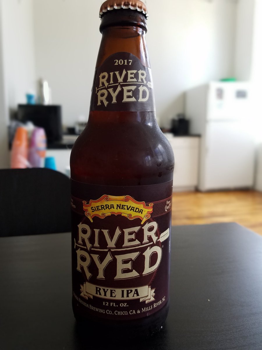 CanIHaveADrink's tweet photo. River Ryed, a @SierraNevada Rye IPA, makes quite the choice for #beeroclock. Happy #HumpDay! 🍻🐫 #beer #ipa #canihaveadrink #dontworrybehoppy https://t.co/k3Ei2PovWK