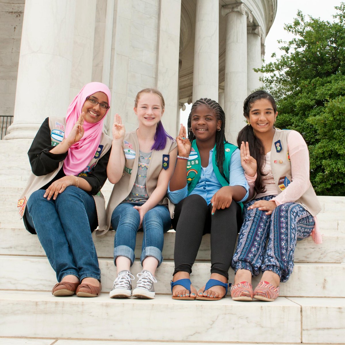 Girls are our future. #BePositiveIn4Words