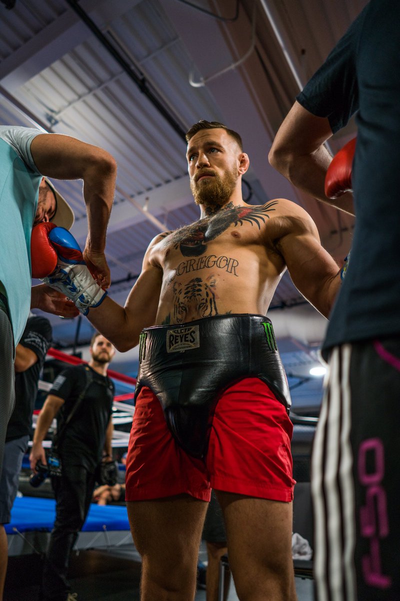danawhite (@danawhite) on Twitter photo . <a href="/TheNotoriousMMA/">Conor McGregor</a> looked awesome last night and now the #NSAC just approved 8OZ gloves for the fight!!!! 😃 . <a href="/TheNotoriousMMA/">Conor McGregor</a> looked awesome last night and now the #NSAC just approved 8OZ gloves for the fight!!!! 😃