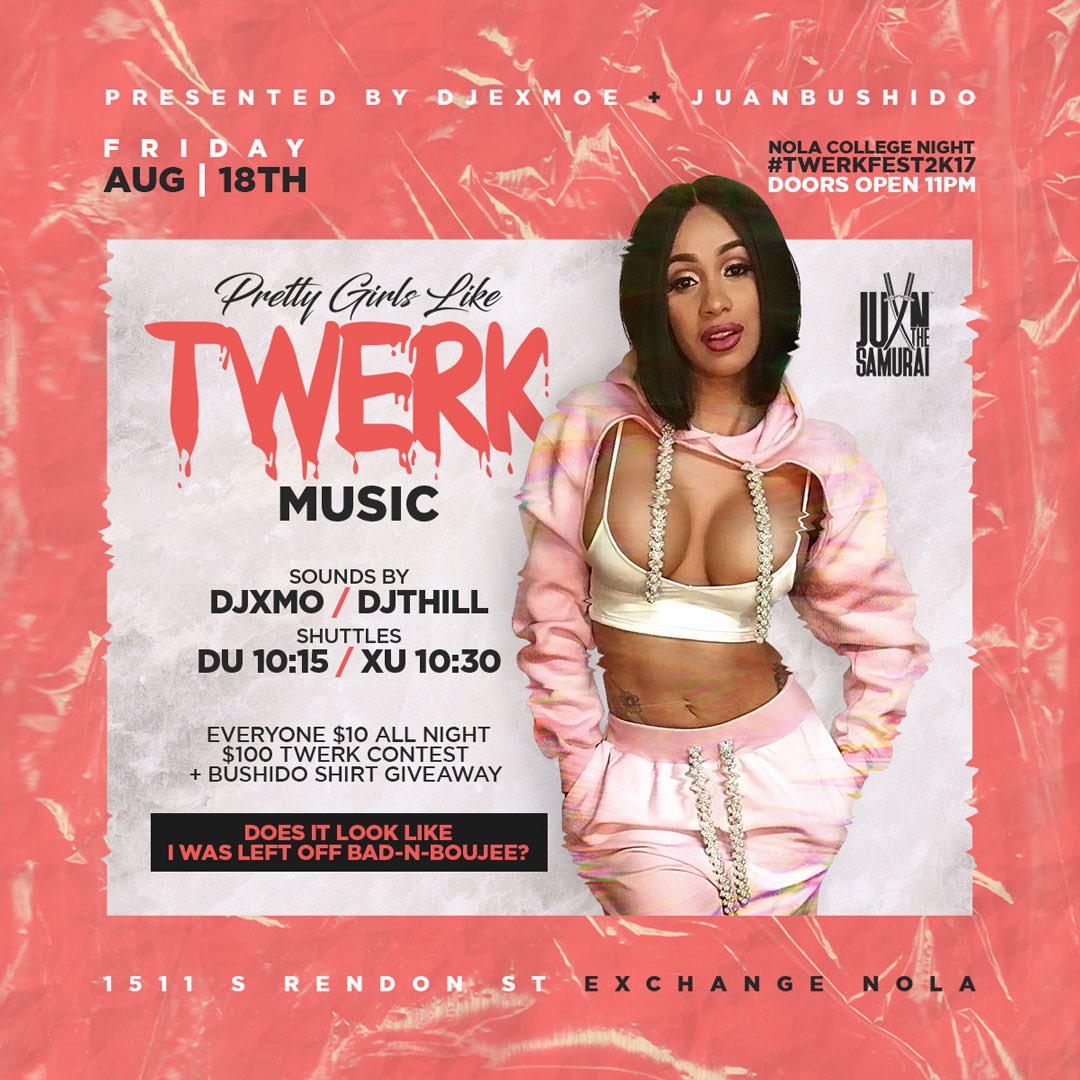 Mr__Wiltz's tweet photo. Friday, Aug 18💯🗣
A @JuanTheSamurai Production💥
Sounds by: @IAMDJTHILL x @DjExMoe 🤧😳
It's lit lit🔥🔥🔥🔥🔥 https://t.co/SUKIKGEBYZ