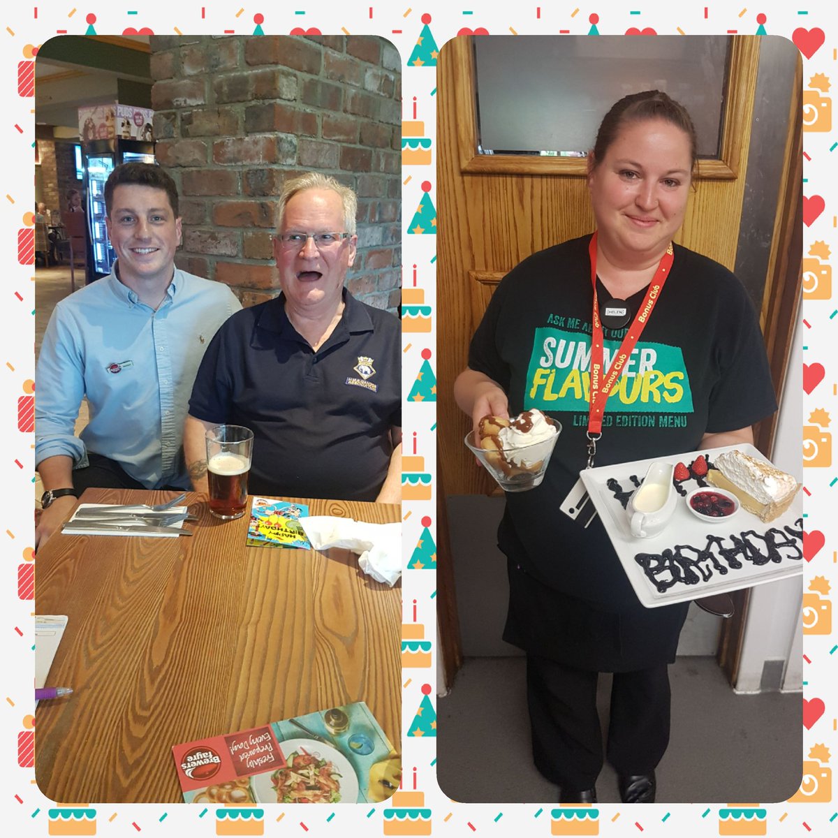 This young man is celebrating his 77th today with us! Came in especially for his very own  custom lemon pie! <a href="/fowlerscotty/">Scott Fowler</a> <a href="/caroline_pascoe/">Caroline Beston</a>