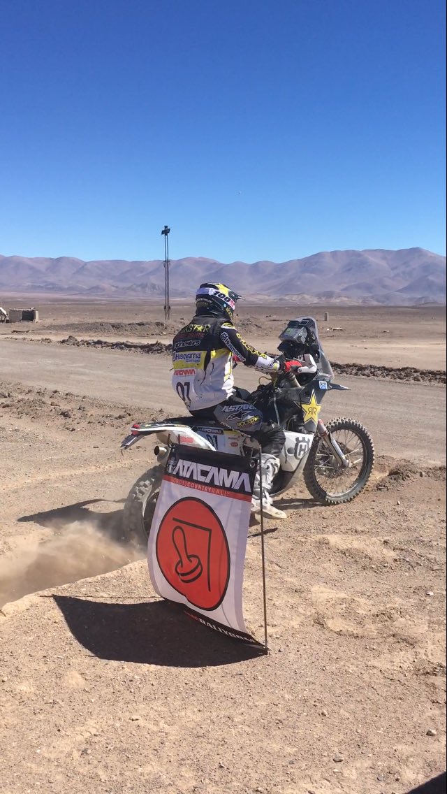 AtacamaRally's tweet photo. #AtacamaRally CP2
@quintanilla102 pasa a 7'; @ffcaimi a 9' 👊✊️ https://t.co/VYBtcFA585