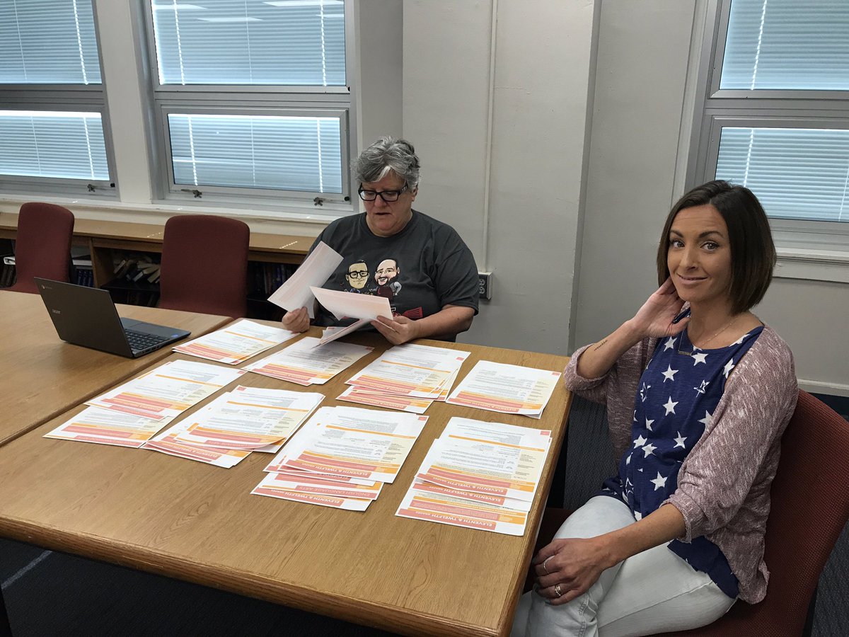 Middle and high school ELA staff working on curriculum updates and ...