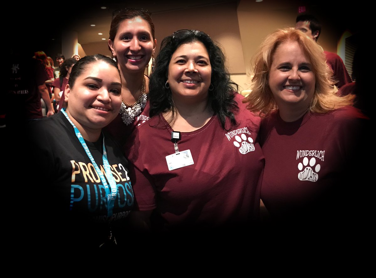 cadena_jo's tweet photo. @KleinISD convocation @melwill2015 @cadena_jo #Promise2Purpose 2017 Let's do this! @WunderlichKISD @EilandKISD #besties https://t.co/sAOZG2b4k4