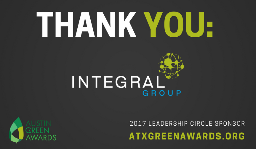 atxgreenawards's tweet photo. We are so thankful to have great sponsors #IntegralGroup @DeepGreenEng. Thank you for being a 2017 Leadership Circle Sponsor @HydesKevin https://t.co/pW1nD2aUti