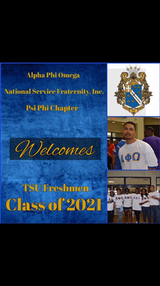 Mr_Nobility1987's tweet photo. Welcome to the land of Golden Sunshine. #APO #ServiceFraternity #WeAreAPOPsiPhi #TSU21 #FreshmenMoveIn #TSU https://t.co/n41KlrABL2