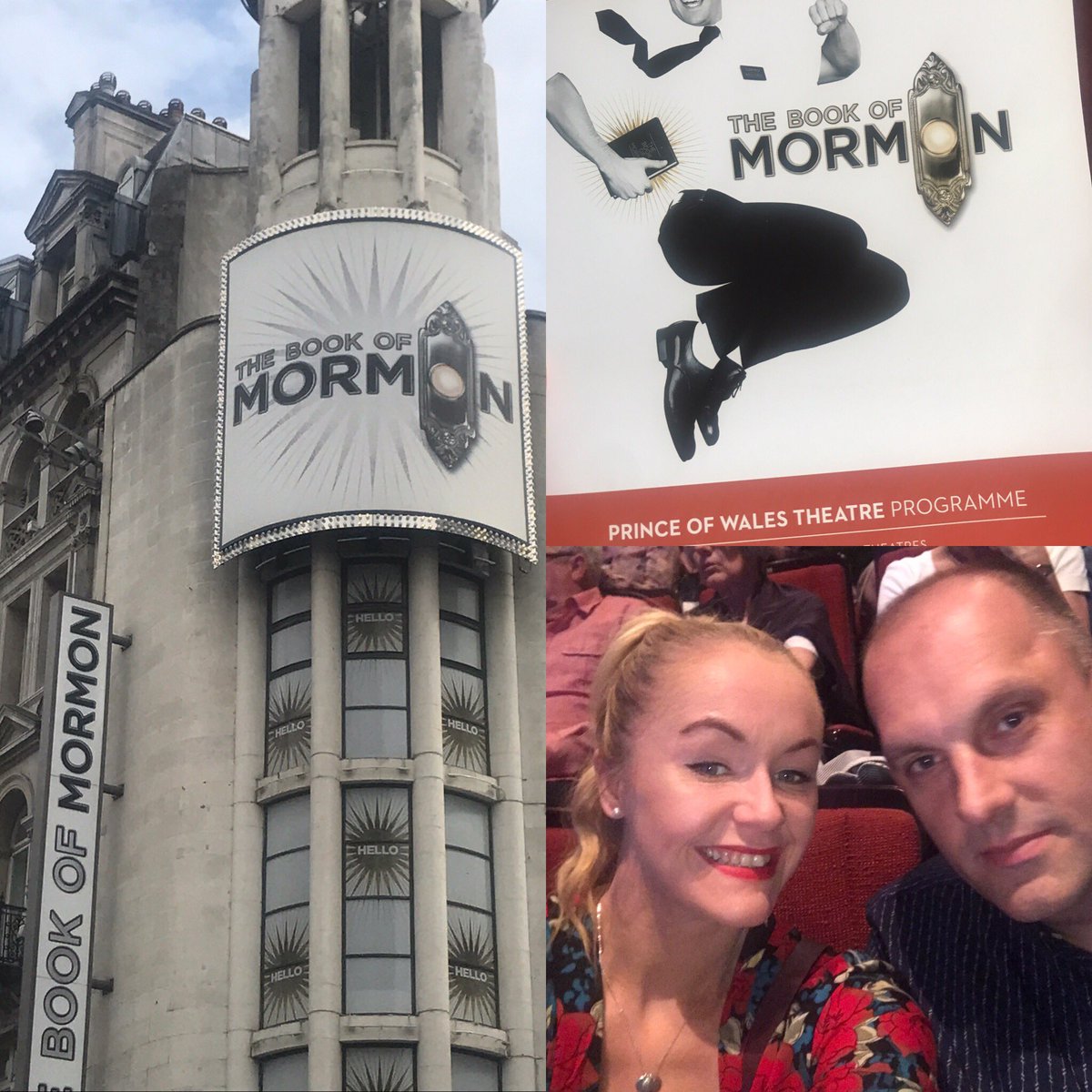 Amazing afternoon @bookofmormonldn! Well done to @Urdang_Academy grads <a href="/myleshart/">Myles</a> &amp; <a href="/iamharrywright/">Harry Wright</a>! You were both amazing! Super proud! ❤️