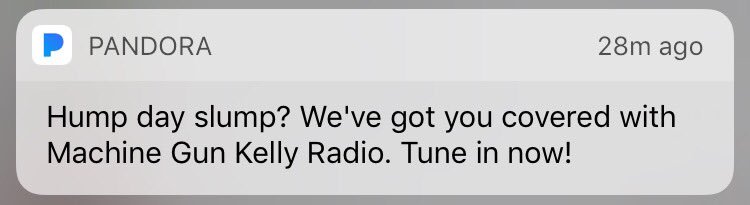 cheyisqueen's tweet photo. @pandoramusic always got my back on shitty days and knows I listen to @machinegunkelly radio every morning 😂🥀 #est https://t.co/Bp8ARA9jG3