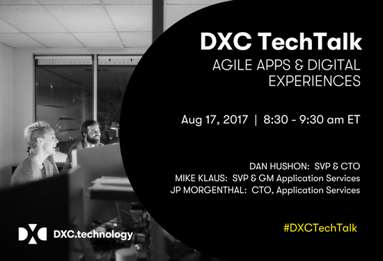 How can a modern application platform empower your organization? Find out tomorrow: bit.ly/2vIBjjR #DXCTechTalk <a href="/DanHushon/">Dan Hushon</a>