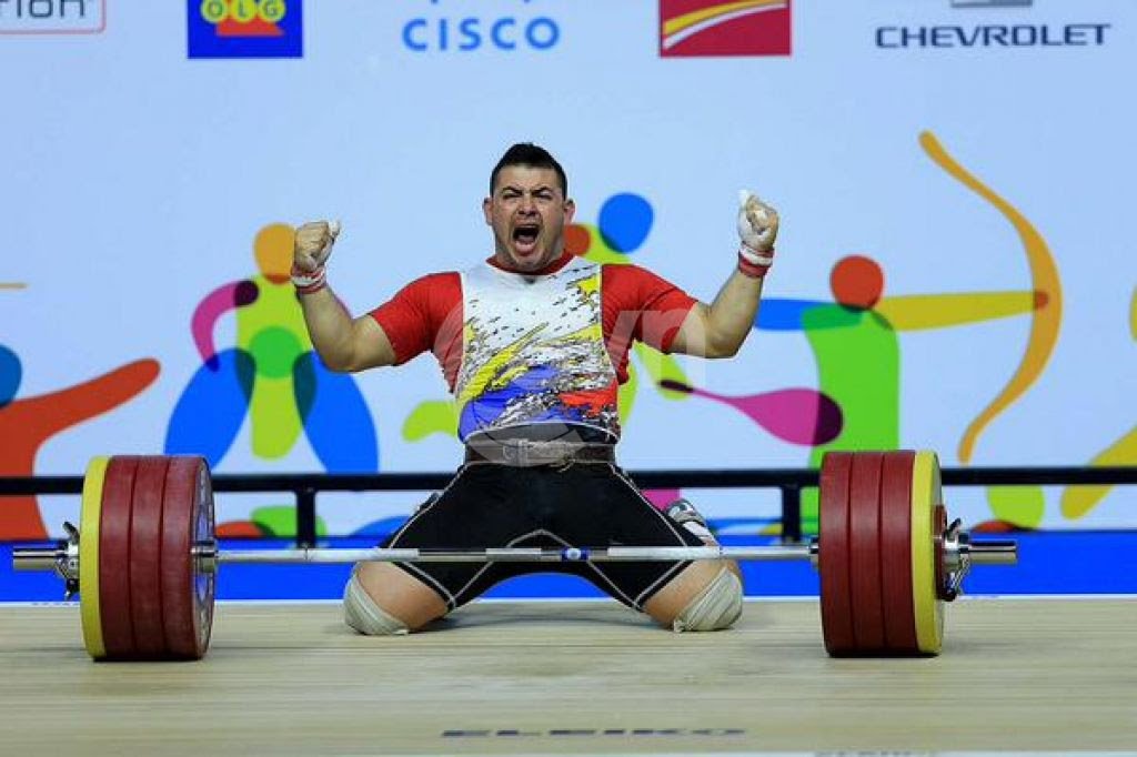 #MemoriasCOV Jesús González ganó medalla de oro en los 105 kilogramos del levantamiento de pesas en los Juegos Panamericanos 2015, Canadá