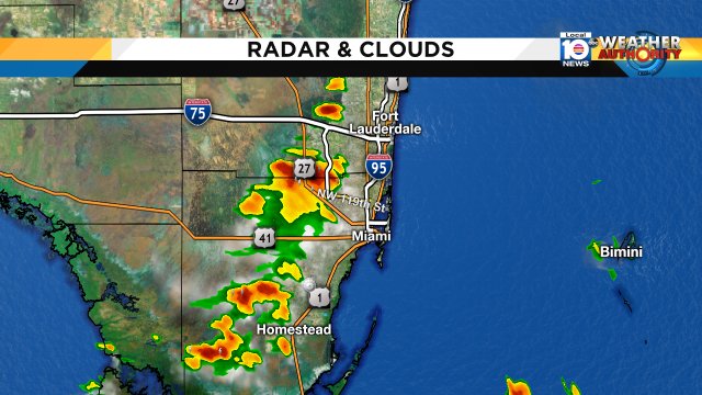 Showers & even potent t-storms in some western neighborhoods. Frequent lightning & very heavy rain in some of these! https://t.co/uzrGbWKzPB