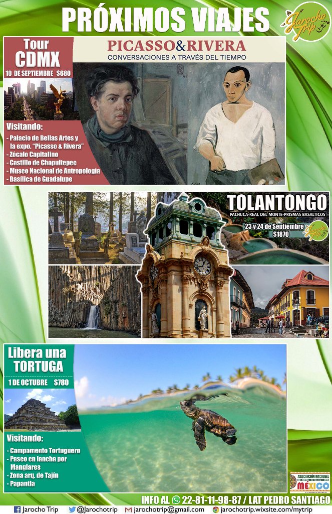 Próximos Viajes Septiembre-Octubre