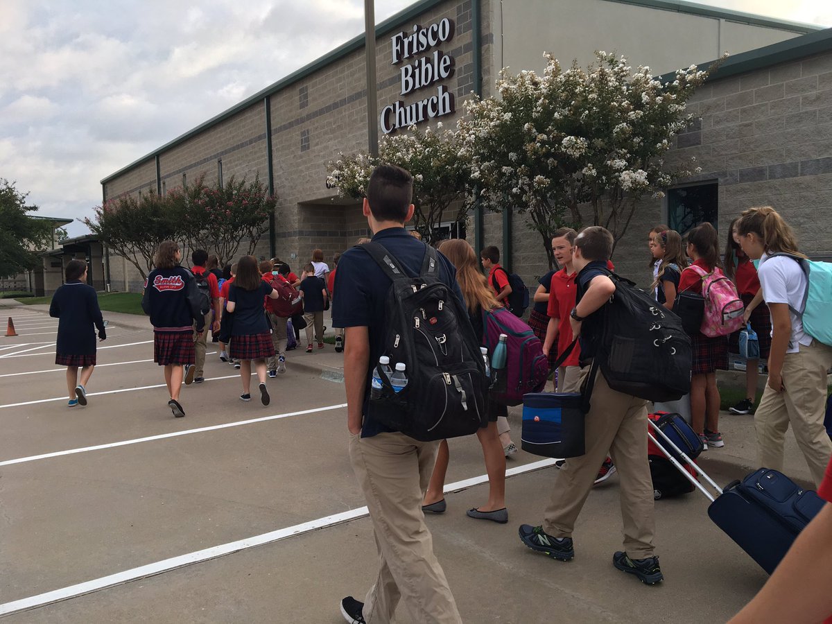 GCAFrisco's tweet photo. Today is the First Day of School for Upper School! Tag us in your first day of school pics! @GCABack2School! https://t.co/eZLAX3fp6K