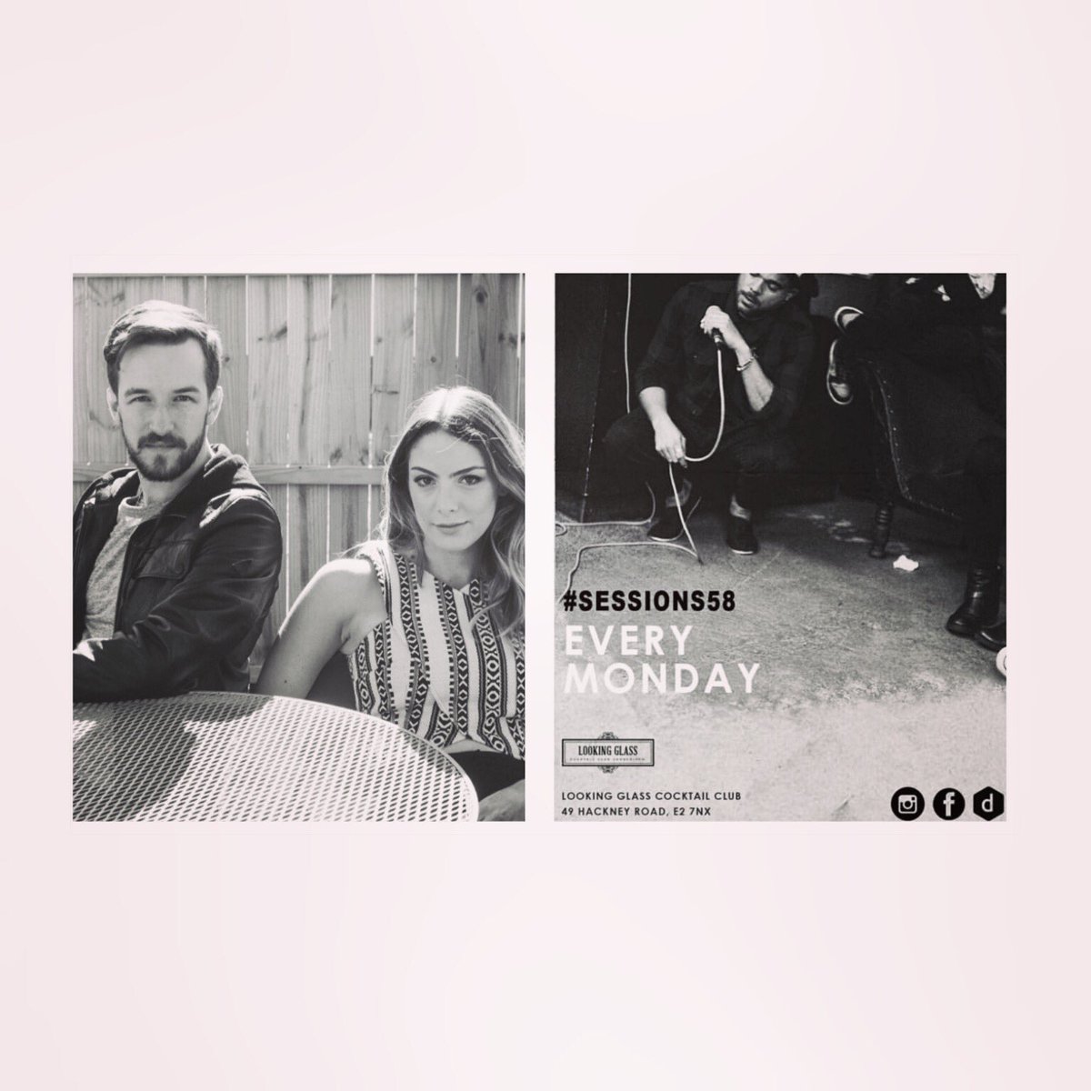 oandoduo's tweet photo. Performing at @sessions58 this Monday! Cocktails and live music for all @LookingGlassE2 🍹🤗 https://t.co/mHQm0yehBg
