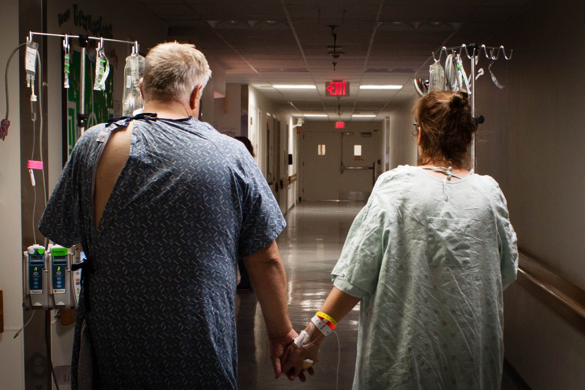 heraldprogress's tweet image. This month Rhonda and Mark went under the knife to transplant one of her healthy kidneys in his body. 
herald-progress.com/still-a-match-…