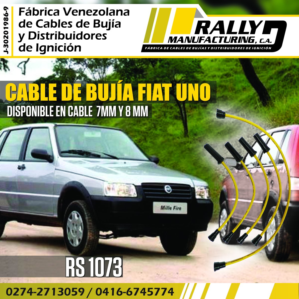 rallymanufact's tweet photo. 📌 1073 - Cable de Bujía Fiat uno - Disponible en cable 7mm y 8mm.
¡Aprovecha ya!
#16Ago #CabledeBujía #SparkPlugWireSet https://t.co/7ylkhD3RtA
