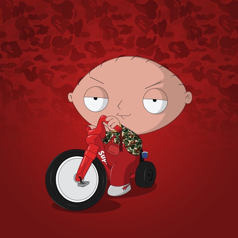 41. Stewie The Hypebeast (Designed by me). 