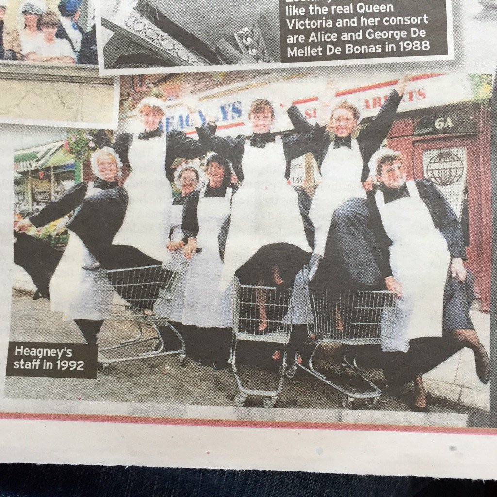 johnheagney's tweet photo. Reading the fab @EveningGazette #RememberWhen - pleased to see this photo #Heagneys #Saltburn #1992 #Victorian week https://t.co/0IIpP9QUDw
