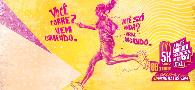 Vem aí a #M5K do McDonald’s, a maior corrida feminina da América Latina. Dia 08/10 garanta o seu lugar: 5kmcdonalds.com