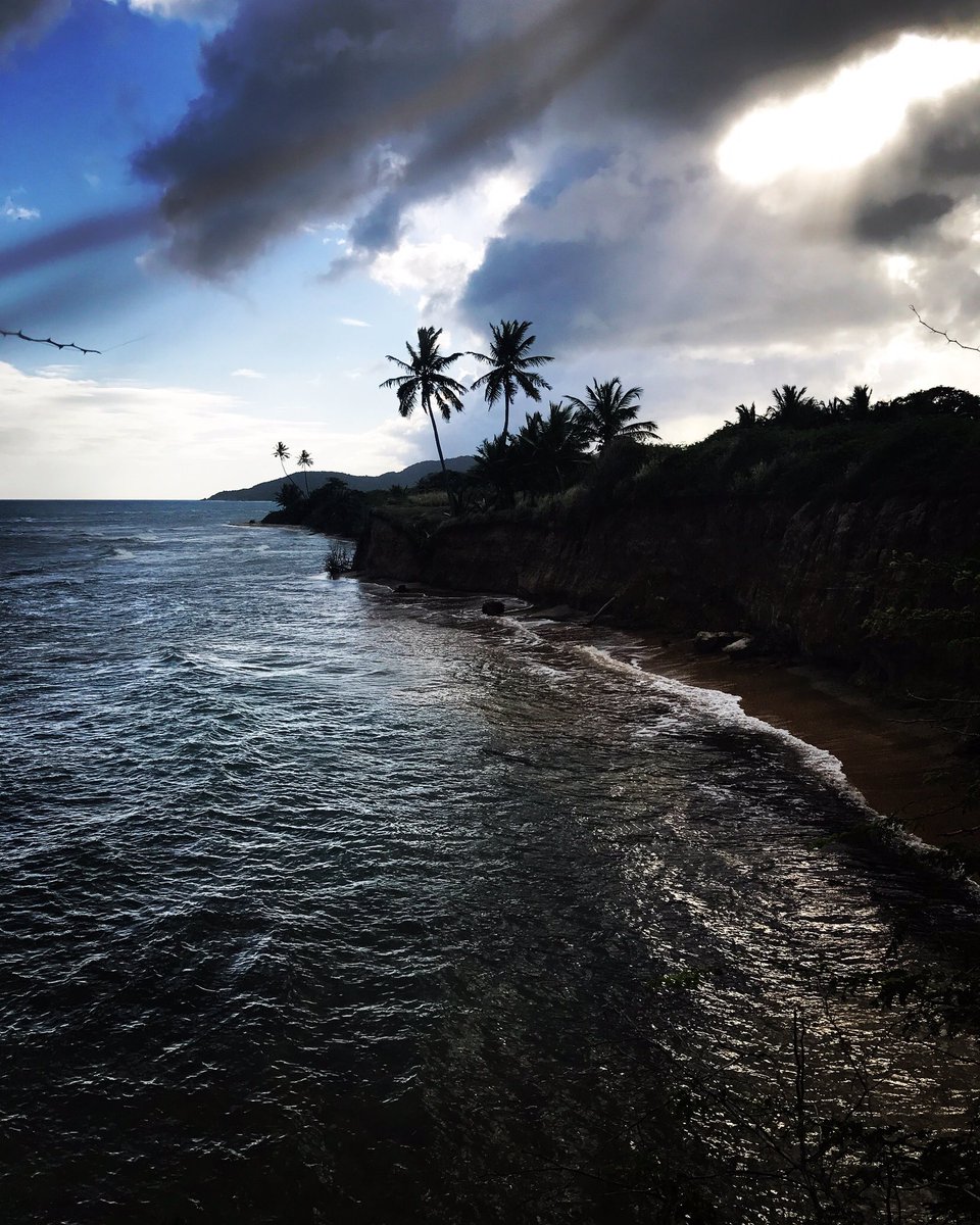 Black sand beach, Vieques.