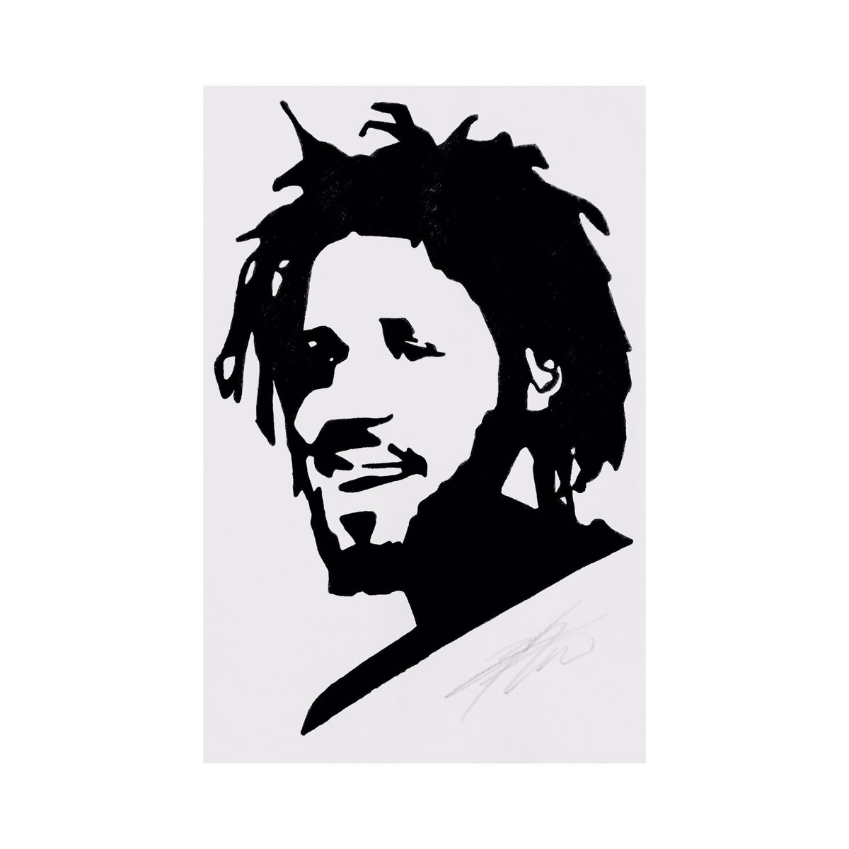Graffiti stencil art! #graffiti #art #stencil #MarilynMonroe #jcole