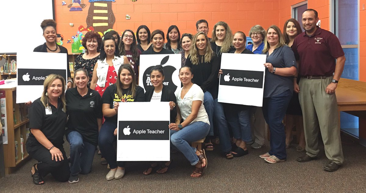 Congratulations Rodriguez Elementary Apple Teachers. #HCISDProud #HcisdEdTech
