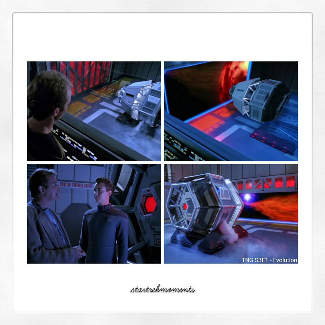 startrekmoments's tweet photo. Can't forget about the egg. 🥚
#startrek #startrektng #tng #tng30 #wesleycrusher #probe #shuttlebay #hangar #ussenterprise #startrekmoments https://t.co/exdhtVCSeP