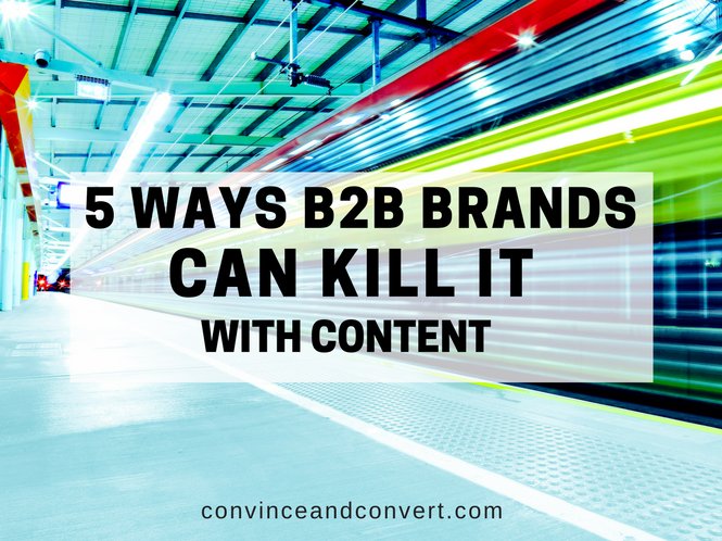 jaybaer's tweet photo. Just because it's #B2B doesn't mean it has to be boring! https://t.co/venRv5BP72 #contentmarketng https://t.co/zv5i3JjvEb