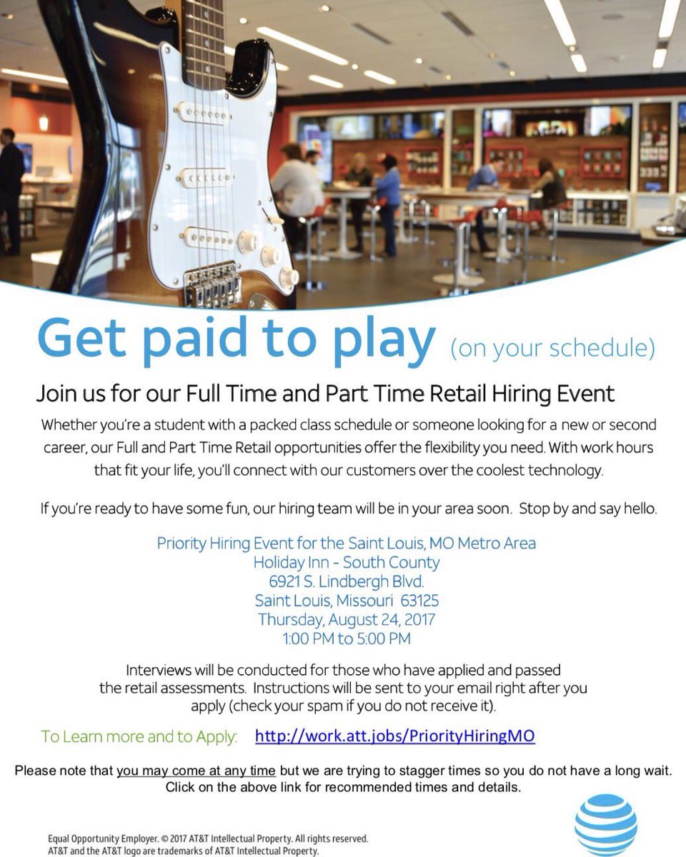 kelliemedcalf's tweet photo. Looking for a great place to work! Come see for yourself!
#attforlife #bosscrew https://t.co/PL2ffSptGn