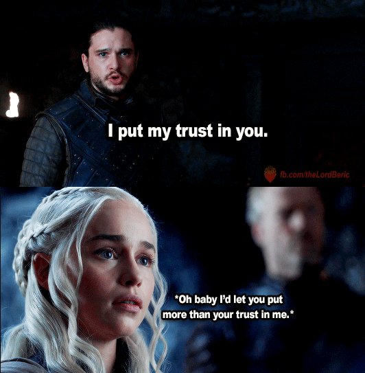 Not sure if she would prefer his trust or his thrust tbh 😏⚡