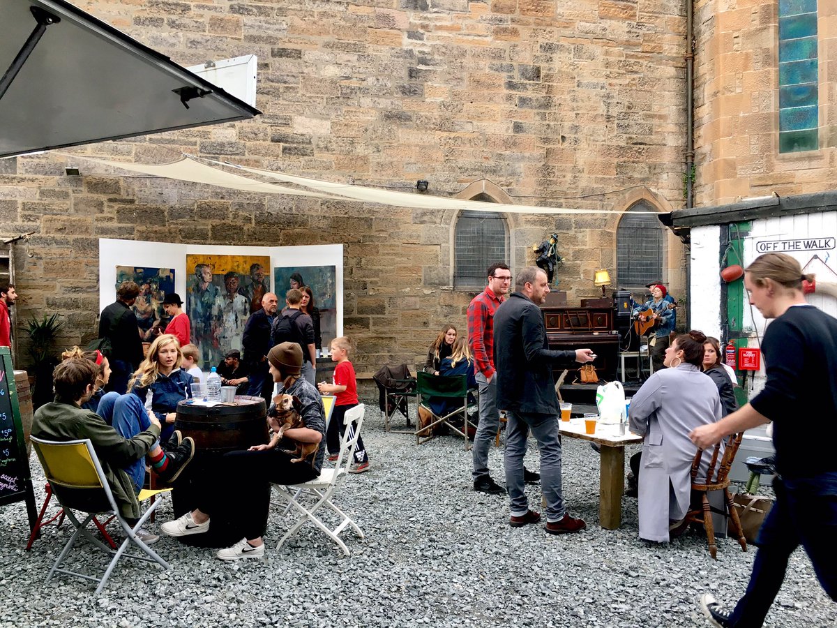 OffTheWalk1's tweet photo. Successful opening for #offthewalk.Join us this week for more #streetfood #art #music &amp; #film along with #craftbeer and delicious #cocktails https://t.co/GBxFwfbOsb