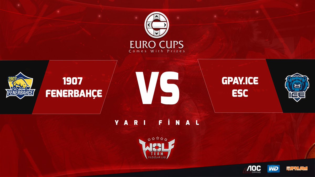 eu_cups's tweet photo. Wolfteam Yıldızlar Ligi yarı final ikinci maç.
@FBespor vs GPAY ICE ESC
➤ https://t.co/hBwEohMO5C https://t.co/T2YsbFdn14