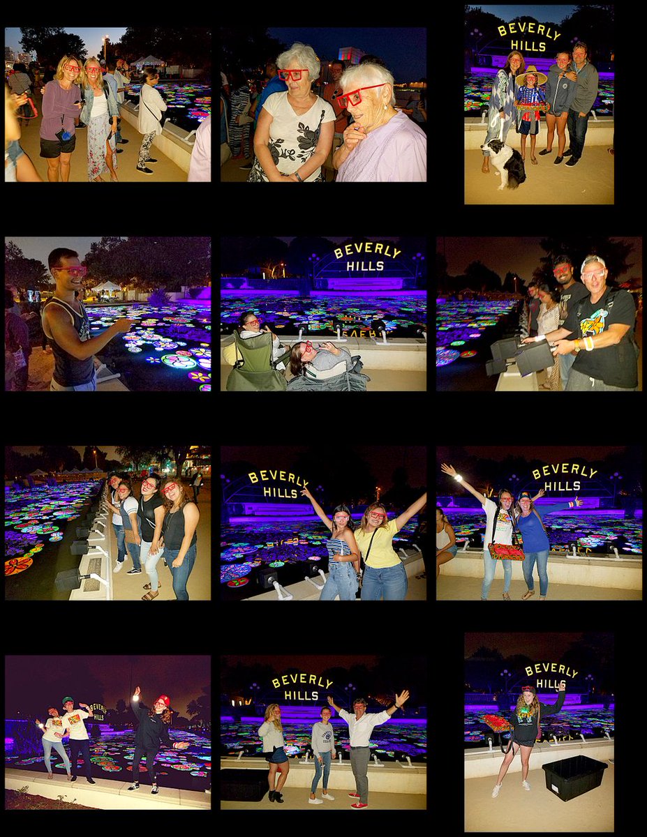 Join the fun Neon Nights experience! Every Thurs, Fri and Sat eve in Aug at Beverly Gardens Park 8-9:30 the disks are lit up and become 3D!