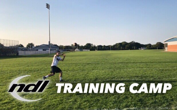 DbagFootball's tweet photo. Anthony Coffey preparing at a solo receiving camp as the countdown is coming to an end to the NDL regular season. https://t.co/oHPvB5dpTu