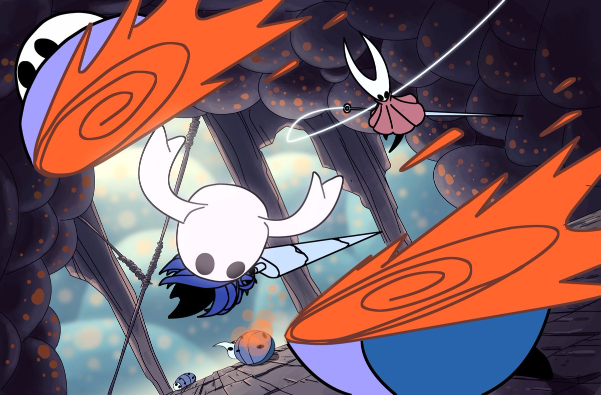A bit of fan art of the greatness that is "Hollow Knight"!